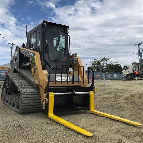 skid steer post lifting attachment|forklift attachment for skid steer.